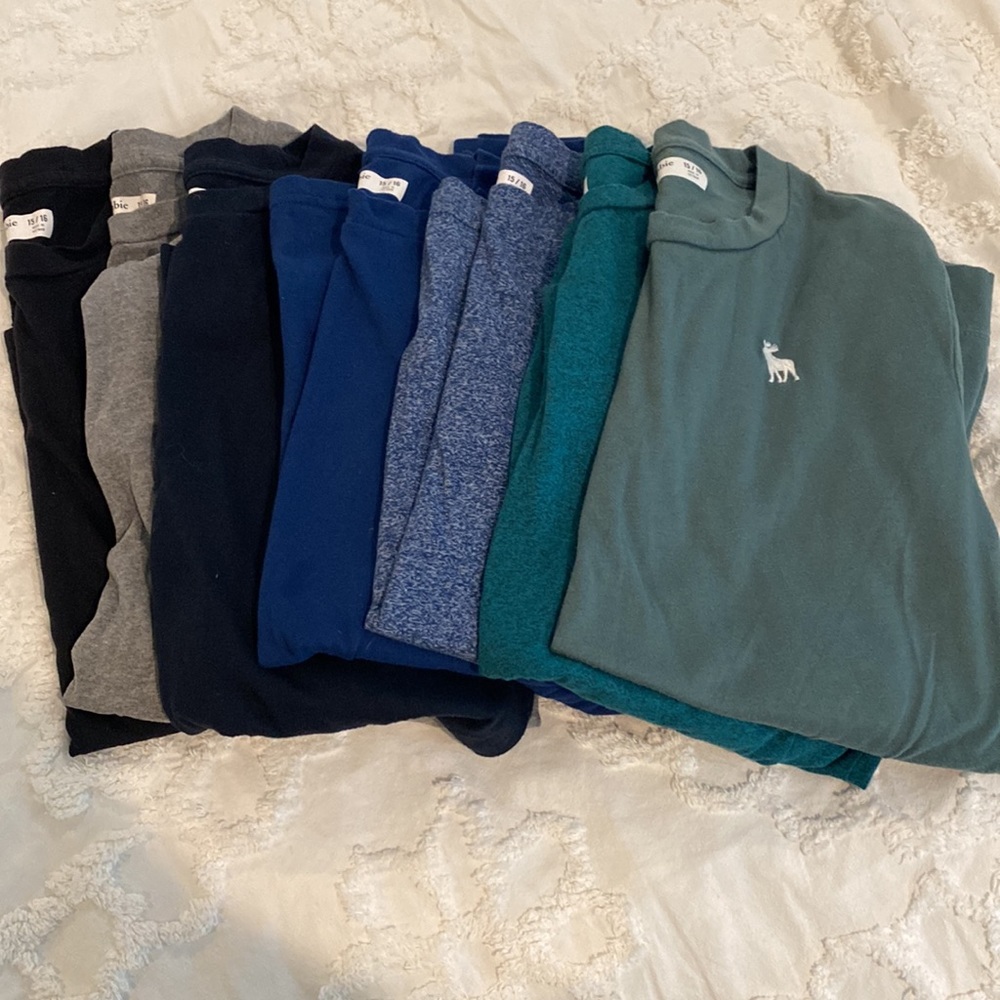 Abercrombie Boy Long Sleeve Tee Bundle Size 15/16